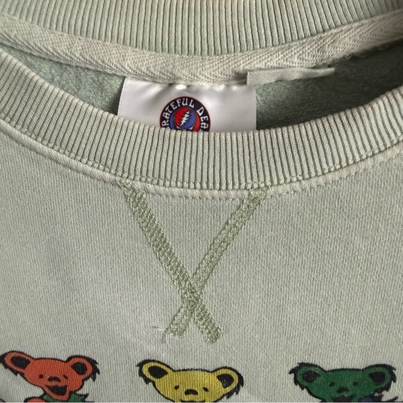 Official Grateful Dead Crewneck Sweater Dancing Bears Longsleeve 100% Cotton M - Picture 5 of 6